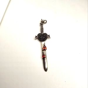 Silver Dagger Pendant
